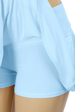 Load image into Gallery viewer, PRE-ORDER Serena Mini Skirt// Light Blue
