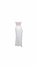 Load image into Gallery viewer, Junia Maxi Dress// White
