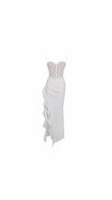 Load image into Gallery viewer, Junia Maxi Dress// White
