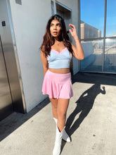 Load image into Gallery viewer, PRE-ORDER Serena Mini Skirt// Pink
